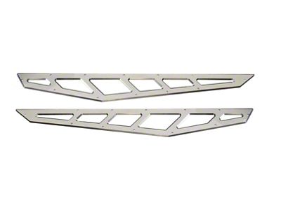 McGaughys Suspension Billet Face Plates for Traction Bars; Raw (05-22 F-250 Super Duty)