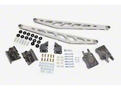 McGaughys Suspension Traction Bar Kit; Raw (17-22 4WD F-250 Super Duty w/ 3.50-Inch Axle Tube)