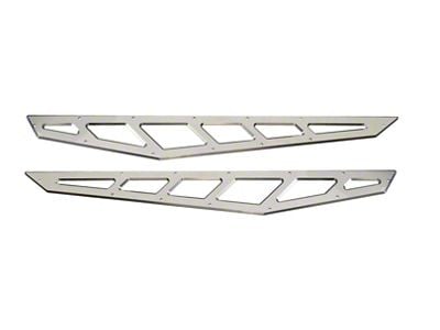 McGaughys Suspension Billet Face Plates for Traction Bars; Raw (05-22 F-350 Super Duty)