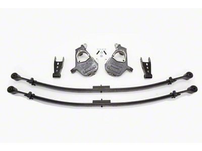 McGaughys Suspension Lowering Kit for 16+ Inch Wheels; 2-Inch Front / 4-Inch Rear (99-06 2WD Sierra 1500)