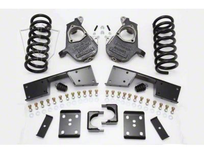 McGaughys Suspension Lowering Kit for 16+ Inch Wheels; 4-Inch Front / 6-Inch Rear (01-06 2WD Sierra 1500 Regular Cab)