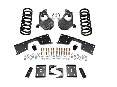 McGaughys Suspension Lowering Kit for 16+ Inch Wheels; 4-Inch Front / 6-Inch Rear (99-00 2WD Sierra 1500 Regular Cab)