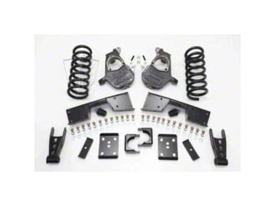 McGaughys Suspension Lowering Kit for 16+ Inch Wheels; 5-Inch Front / 7-Inch Rear (01-06 2WD Sierra 1500 Regular Cab)