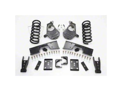 McGaughys Suspension Lowering Kit for 16+ Inch Wheels; 5-Inch Front / 7-Inch Rear (01-06 2WD Sierra 1500 Extended Cab, Crew Cab)