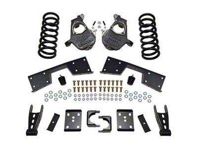 McGaughys Suspension Lowering Kit for 16+ Inch Wheels; 5-Inch Front / 7-Inch Rear (99-00 2WD Sierra 1500 Extended Cab)