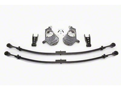 McGaughys Suspension Lowering Kit for 17+ Inch Wheels; 2-Inch Front / 4-Inch Rear (99-06 Sierra 1500)