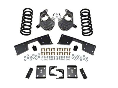 McGaughys Suspension Lowering Kit for 17+ Inch Wheels; 4-Inch Front / 6-Inch Rear (99-00 2WD Sierra 1500 Extended Cab)