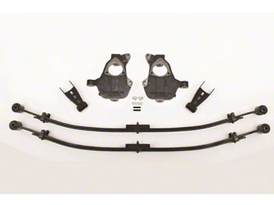 McGaughys Suspension Lowering Kit; 2-Inch Front / 4-Inch Rear (14-18 2WD Sierra 1500 w/ Stock Cast Aluminum or Stamped Steel Control Arms, Excluding Denali)