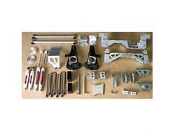 McGaughys Suspension 7 to 9-Inch Premium Suspension Lift Kit with Shocks; Silver (07-10 2WD 6.6L Duramax Sierra 2500 HD)