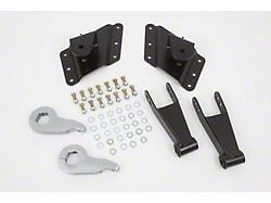 McGaughys Suspension Lowering Kit; 2-Inch Front / 3 to 5-Inch Rear (02-10 Sierra 3500 HD w/ 8-Hole Hangers)