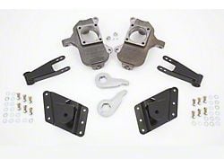 McGaughys Suspension Lowering Kit; 3 to 4-Inch Front / 3 to 5-Inch Rear (02-10 2WD Sierra 3500 HD w/ 8-Hole Hangers)