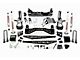 McGaughys Suspension 7 to 9-Inch Premium Suspension Lift Kit with Shocks; Black with Stainless Steel Inserts (19-24 4WD Silverado 1500 w/o Single Mono Leaf Rear Suspension)