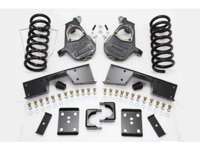 McGaughys Suspension Lowering Kit for 16+ Inch Wheels; 4-Inch Front / 6-Inch Rear (01-06 2WD Silverado 1500 Extended Cab, Crew Cab)