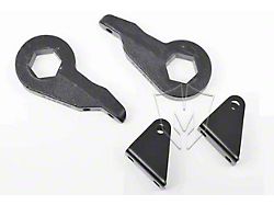 McGaughys Suspension 2-Inch Front Leveling Torsion Keys with Shock Extenders (02-10 Silverado 2500 HD)