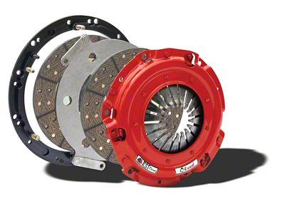 McLeod RST Twin Disc 800HP Organic Clutch Kit for Large Diameter Flywheels Only; 23-Spline (94-02 5.2L, 5.9L V8 RAM 2500)