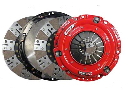 McLeod RXT 1200 HD Twin Disc 1200HP Ceramic Clutch Kit for Large Diameter Flywheels Only; 23-Spline (94-02 5.2L, 5.9L V8 RAM 2500)