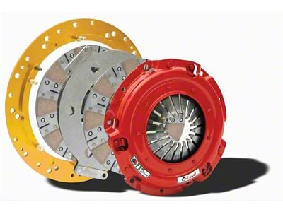 McLeod RXT Twin Disc 1000HP Ceramic Clutch Kit for Large Diameter Flywheels Only; 23-Spline (94-02 5.2L, 5.9L V8 RAM 2500)