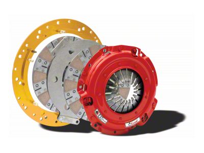 McLeod RXT Twin Disc 1000HP Ceramic Clutch Kit for Small Diameter Flywheels Only; 23-Spline (94-02 5.2L, 5.9L V8 RAM 2500)