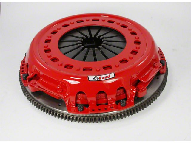 McLeod Workhorse HD Ceramic Clutch Kit with Steel Flywheel; 10-Spline (2003 8.0L RAM 3500)