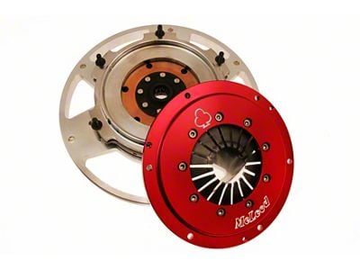 McLeod Mag Force Racing Double Disc Sintered Iron Clutch Kit with 168-Tooth Aluminum Flywheel; Pin Drive; 10-Spline (99-06 V8 Sierra 1500)