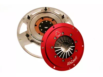 McLeod Mag Force Racing Double Disc Sintered Iron Clutch Kit with 168-Tooth Aluminum Flywheel; Pin Drive; 10-Spline (01-06 6.0L Sierra 2500 HD)