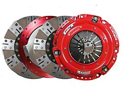 McLeod RXT 1200 HD Twin Disc 1200HP Ceramic Clutch Kit with Aluminum Flywheel; 10-Spline (01-06 6.0L Sierra 2500 HD)