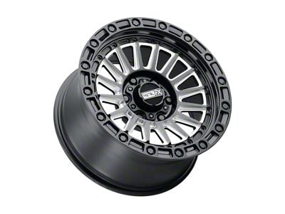 Metal FX Offroad Rogue Satin Black Contrast Cut 6-Lug Wheel; 20x9; -6mm Offset (07-13 Sierra 1500)