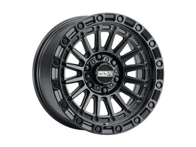 Metal FX Offroad Rogue Satin Black 6-Lug Wheel; 17x8.5; 0mm Offset (07-13 Sierra 1500)