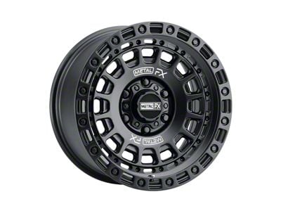 Metal FX Offroad Hitman Satin Black 6-Lug Wheel; 17x8.5; 0mm Offset (99-06 Sierra 1500)