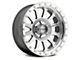 Method Race Wheels MR304 Double Standard Machined 6-Lug Wheel; 20x10; -18mm Offset (04-08 F-150)