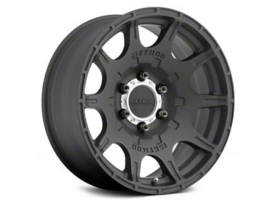 Method Race Wheels MR308 Roost Matte Black 6-Lug Wheel; 18x9; 18mm Offset (07-13 Sierra 1500)