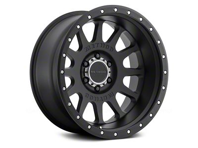 Method Race Wheels MR605 NV Matte Black 8-Lug Wheel; 20x9; -12mm Offset (11-14 Sierra 2500 HD)