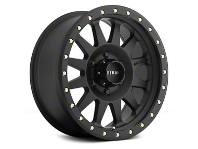 Method Race Wheels MR304 Double Standard Matte Black 6-Lug Wheel; 20x10; -10mm Offset (07-14 Yukon)