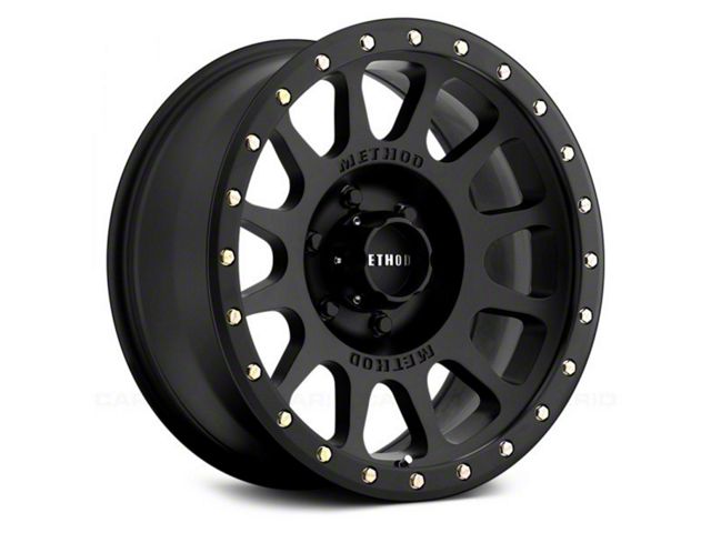 Method Race Wheels MR305 NV Matte Black 6-Lug Wheel; 20x9; 18mm Offset (15-20 Tahoe)