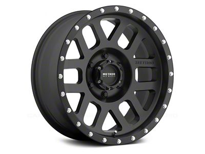 Method Race Wheels MR306 Mesh Matte Black 6-Lug Wheel; 17x8.5; 0mm Offset (21-24 F-150)