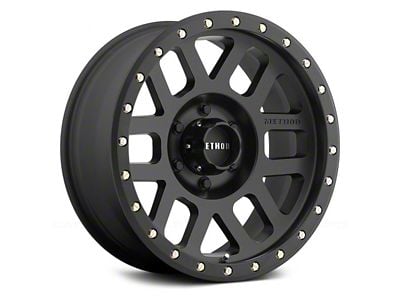 Method Race Wheels MR309 Grid Matte Black 6-Lug Wheel; 17x8.5; 0mm Offset (21-25 F-150)