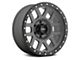 Method Race Wheels MR309 Grid Titanium with Matte Black Lip 6-Lug Wheel; 17x8.5; 0mm Offset (21-24 F-150)