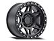 Method Race Wheels MR312 Matte Black with Gloss Black Lip 6-Lug Wheel; 17x8.5; 0mm Offset (21-25 F-150)