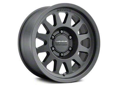 Method Race Wheels MR704 Bead Grip Matte Black 6-Lug Wheel; 17x8.5; 0mm Offset (21-24 F-150)