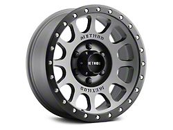 Method Race Wheels MR305 NV Titanium with Matte Black Lip 8-Lug Wheel; 18x9; 18mm Offset (17-22 F-250 Super Duty)