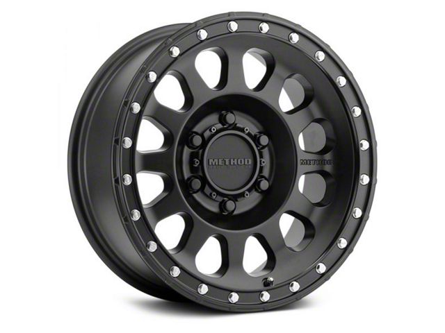 Method Race Wheels MR315 Matte Black 8-Lug Wheel; 17x8.5; 0mm Offset (17-22 F-350 Super Duty SRW)