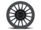 Method Race Wheels MR314 Matte Black 6-Lug Wheel; 17x8.5; 0mm Offset (07-13 Sierra 1500)