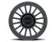 Method Race Wheels MR314 Matte Black 6-Lug Wheel; 17x8.5; 0mm Offset (07-13 Silverado 1500)