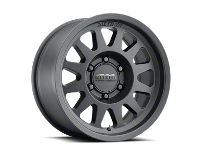 Method Race Wheels MR704 Matte Black 6-Lug Wheel; 17x8.5; 0mm Offset (07-13 Silverado 1500)