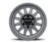 Method Race Wheels MR704 Matte Titanium 6-Lug Wheel; 17x8.5; 0mm Offset (14-18 Silverado 1500)