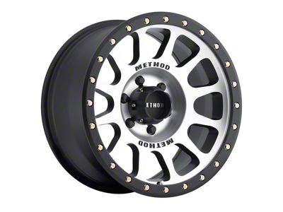 Method Race Wheels MR305 NV Matte Black Machined 6-Lug Wheel; 17x8.5; 0mm Offset (04-08 F-150)