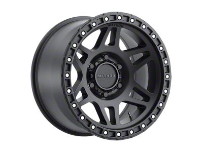 Method Race Wheels MR312 Matte Black 6-Lug Wheel; 17x9; -12mm Offset (07-13 Sierra 1500)