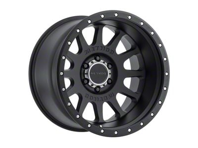 Method Race Wheels MR605 NV Matte Black 6-Lug Wheel; 20x9; -12mm Offset (07-13 Sierra 1500)