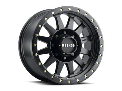 Method Race Wheels MR304 Double Standard Matte Black 8-Lug Wheel; 20x10; -18mm Offset (11-16 F-350 Super Duty SRW)