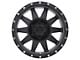 Method Race Wheels MR301 The Standard Matte Black 6-Lug Wheel; 17x8.5; 0mm Offset (19-24 Sierra 1500)